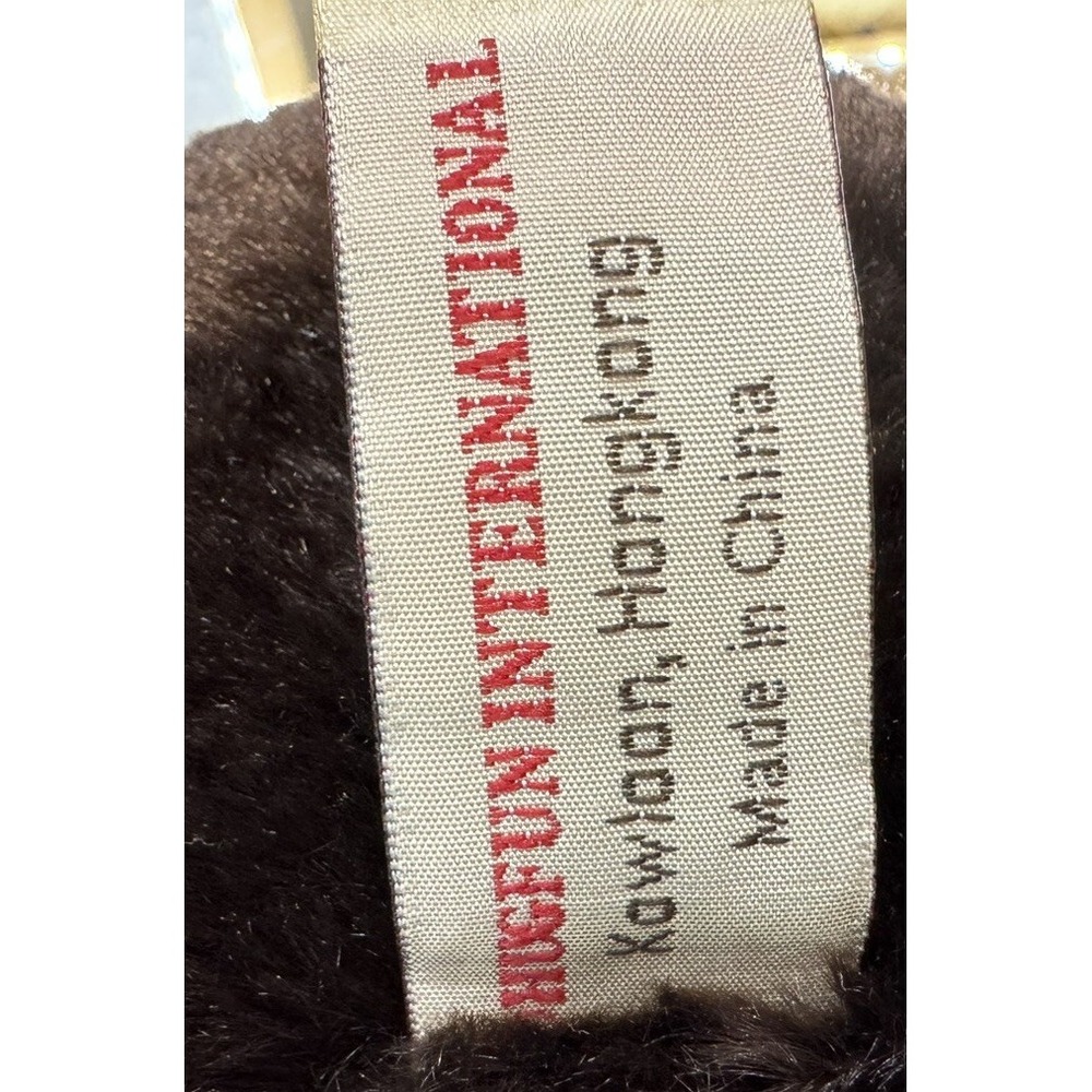 Hugfun International Teddy Bear Plush Brown Stuffed Animal Christmas Collectible - Picture 3 of 6